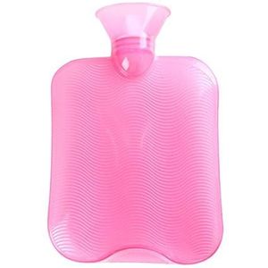 OIFAODAO, Draagbare warmwaterkruik Kleur Dik water Heet accessoire Water Willekeurige zakken Warmwaterkruik Rubber Huis/Rood,Warmwaterkruik(Pink)