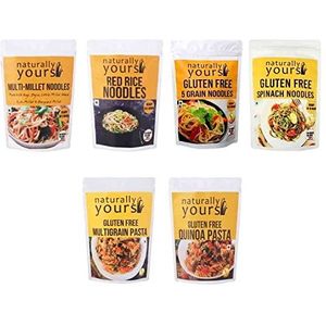Naturally Yours Noodles Pasta Combo | 100% Vegetarian | No Refined Wheat Flour, Not Fried, Vegan, No Preservatives | Instant & Rich in Fibre