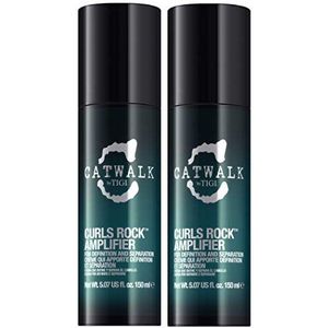 Catwalk by Tigi Curls Rock Amplifier Crème voor krullend haar voor mooiere krullen, 150 ml, verpakt per 2