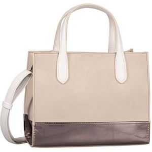 Gabor bags Martha Shopper voor dames, schoudertas, ritssluiting, middelgroot, beige, beige, Medium, mode