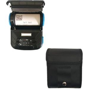 Handbediende slimme inkjetprinter, DC 5V USB 3 ""80mm Mini Draadloze Thermische Bonprinter Draagbare Bluetooth Printer Ondersteuning PC Printer papier Impresora voor Code Date Label-industrie(Add Case)