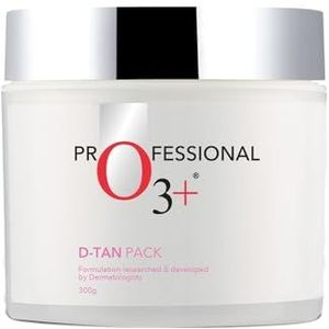 O3+ D-Tan Pack Brightening and Lightening De Tan Removal Masker met munt en eucalyptusolie, geschikt voor alle huidtypes, 300 g