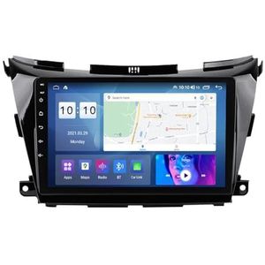 9 inch touch screen multimedia speler bluetooth autoradio voor Nissan Murano 2014-2020 Android 12.0 Car Stereo gebouwd carautoplay ondersteuning stuurwielbediening wifi 4g gps navigatie (Size : 8+WIF