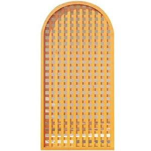 Buitenscherm Met Houten Tuintrellispanelen/borderscheidingslatten For Tuinen, Terrassen, Balkons En Achtertuinen(Color-3,90x120cm)