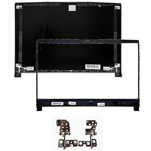 WANGHUIH LCD Back Cover Top Case Voorkant Scharnieren Compatibel met MSI GF65 Dunne 9SD/9SE/9SEXR/10SER MS-16W1 Laptop (A+B+H)