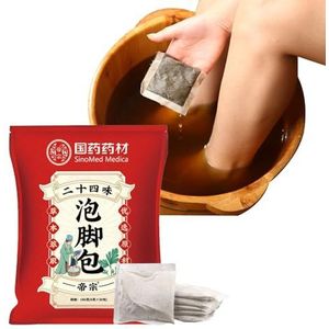 30 Zakjes Kruidenvoetbad, Kruidenvoetbad Zakjes, 24 Soorten Kruiden, Verjaagt Kou Verlicht Vermoeidheid, Verbetering van de Slaap(1 bag)