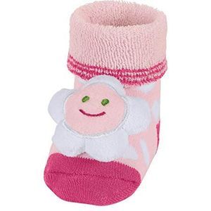 Sterntaler meisjes sokken baby-rammelsokjes bloem