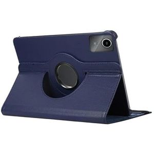 Tablet Case Geschikt for Lenovo Tab M11 11inch 2024 TB-330FU 360 Graden Roterende Stand Tablet Cover(Dark blue)