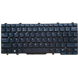 Laptop Toetsenbord Voor For Latitude E5470 Verenigde Staten Lay-out Colour Zwart