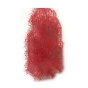 Tingyilan Nep privé handgemaakt smal lichaamshaar onzichtbaar realistisch volle kant dunne lichaamshaar nep schaamhaar, rood, één maat