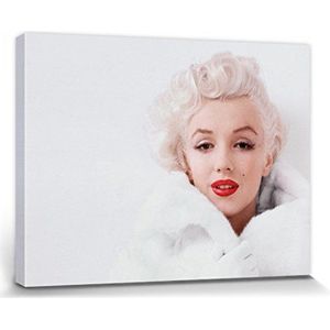 1art1 Marilyn Monroe Poster Kunstdruk Op Canvas Some Like It Hot Muurschildering Print XXL Op Brancard | Afbeelding Affiche 40x30 cm