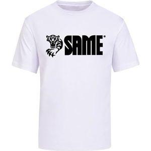 Same Tractor T-Shirt Tractor Enthusiast Farming Tee Mens Unisex Tee White overhemden(Small)
