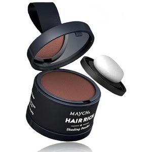 Maycheer Hairline Powder for Women - Maycheer Magic Root Cover Up, Hair Rich Shading Powder (14#Chocolate)