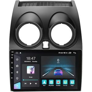 Android 14 GPS Navigation Stereo voor Nissan Qashqai J10 2006-2013 9 Inch 2 Din Car Stereo Radio met CarPlay AHD Omgekeerd beeld Bedieningselementen op het stuur Bluetooth(A,A1 1G+32G)