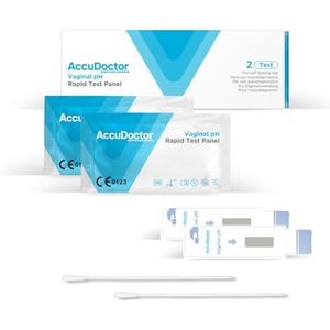 Accudoctor - Vaginale pH Test - 5 Eenheden - Individueel Verpakt - Sneltest voor Vrouwen