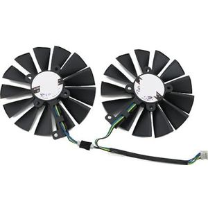 2 stuks 95MM koelventilator 1070Ti voor ASUS voor Cerberus voor GTX 1070 Ti Advanced Edition voor CERBERUS-GTX1070TI-A8Gkoelventilatoren