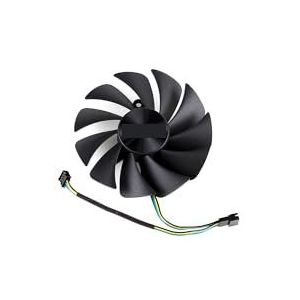 88MM koelventilator voor ZOTAC voor Gaming RTX 3050 3060 Ti Twin Edge grafische kaartkoelerventilator GA92S2U GFY09215M12SPA(Black B-Fan)