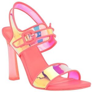 Nine West Lucilep3 sandaal met hak voor dames, Neon Roze 660, 36 EU