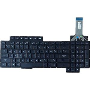 Laptop Toetsenbord Voor For ASUS For ROG G703GI G703GS G703GX G703GXR G703VI Colour Zwart Verenigde Staten Lay-out