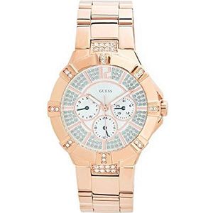 GUESS Fabriek Dames Rose Goud-Tone Multifunctioneel Horloge, NS, Geen kleur, NS, armband