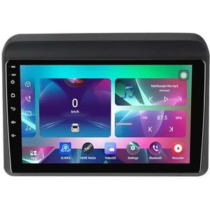 9"" Android 14 Touchscreen Autoradio 2 din met AHD Omgekeerd beeld Bediening op het stuur Bluetooth GPS navigatie Draadloze CarPlay voor Suzuki Ertiga 2018-2020(Q100(1+32G))