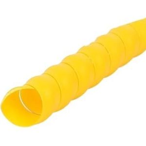 Spiraalkabelmouw， 2 meter 5 spiraalkabel organizer behuizing 8 mm tot 22 beschermende computerkabel flexibele hydraulische slang(Yellow,10mm 2 Meter)
