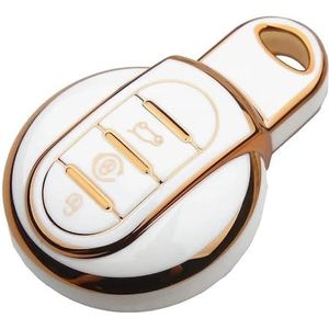 Autosleutel beschermhoes Tpu Auto Flip Folding Key Case Cover Shell Voor Bmw Voor Coopers Voor Een Voor Jcw F56 F55 F54 F57 F60 R55 R56 R57 R58 R59 R60 S Roadster Sleutel Shell(3)