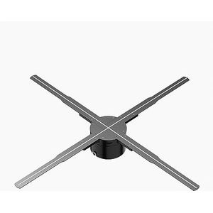 3D-holografische ventilator 24.4 ""Adverteren Display Fan 722 LED Licht Kralen 2000 * 1444 P Hoge Helderheid Hologram Fan Blote Oog holografische Video Projector voor borden van bedrijfswinkels, bars