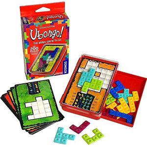 Thames & Kosmos - Ubongo! Brain to Go - Niveau: Beginner - Uniek puzzelspel - 1 speler - Puzzel oplossen strategie bordspellen voor volwassenen en kinderen, leeftijd 8 +, 696187