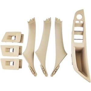 Auto interieurdeurgrepen Voor BMW 5 Serie F10 F11 2009-2016 RHD Auto Interieur Binnendeur Handgreep Paneel Trek Trim Cover 51417225880 51417225874 51417225879(1Set B)