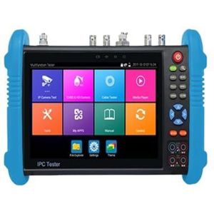 CCTV-tester, CCTV-monitortester, CCTV IP Camera Tester Monitor 8K IPC 8MP AHD TVI SDI CVI Tester Met VGA PoE RJ45 Kabel TDR Test UTP Kabel Tracer PoE-netwerktools(IPC-9800Pro)