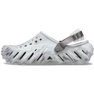 Crocs - Echo Marbled Clog - 2084541NL - Kleur: Grijs - Maat: 43 EU