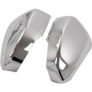 For Mitsubishi Xpander 2017 2018 2019 Zilveren achteruitkijkspiegelbehuizing Decoratiekap - Zijdeurspiegelkap