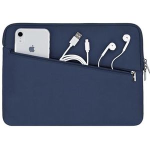 Artwizz Neopreen Sleeve PRO compatibel met MacBook Air 15, beschermhoes met accessoirevak, Midnight Blue, 15 inch