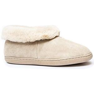 Reissner Lammfelle Schapenvacht Slippers Kreta (100% Echt Merino Schapenvacht), Beige, 38.5 EU