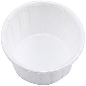 Peukerty 100Pcs Papier Cup Neus Haar Gezicht Ontharing Wax Bean Container Cake Papier Bowl Smelten Wax Ijs Organizer