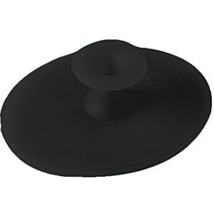 Siliconen gezichtsreinigingsborstel anti-slip exfoliator wrijvingspad gezicht huidverzorging, zwart