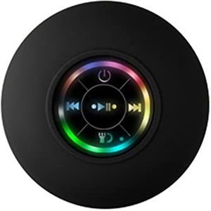 DEARBORN 1Set Mini Bluetooth Speaker Badkamer Audio Draadloze Douche Speakers Waterdicht, Zwart