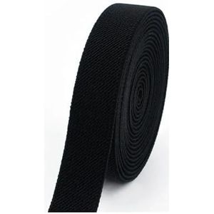 3/5 meter 10-50 mm elastische banden voor broek taille rubberen band stretch singels riem doe-het-zelf ondergoed kleding naaien accessoire (zwart, 3 METERS_50 mm)