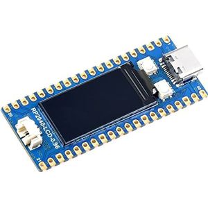 Waveshare RP2040 MCU Board met voorgesoldeerde header, geïntegreerd 0,96 inch LCD-scherm en Raspberry Pi RP2040 chip, dual core arm processor, ondersteunt micropython, C/C++