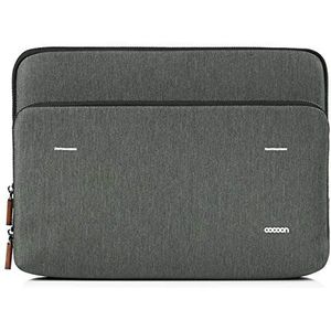 Cocoon GRAPHITE - 15"" MacBook Pro Sleeve & Organizer met elastische banden / Organizer voor aktetas / Beschermhoes voor laptops / Gewatteerd / Waterafstotend - Donkergrijs / 38,1 x 5,7 x 26,6 cm
