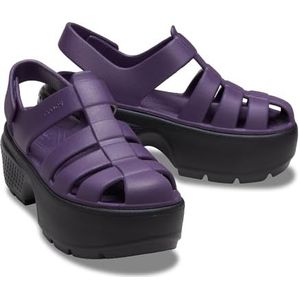 Crocs Unisex Stomp Fisherman Sandal Dark Iris Men 4 Women 6 Medium
