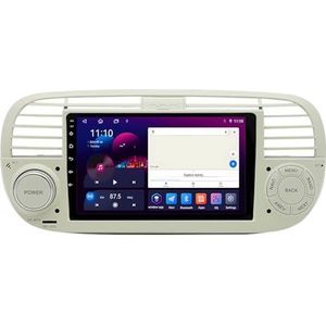 Android 13 GPS Navigation Stereo voor Fiat 500 2007-2015 7 Inch 2 Din Car Stereo Radio met CarPlay AHD Omgekeerd beeld Bedieningselementen op het stuur Bluetooth autoradio(A,S7 8G+256G)