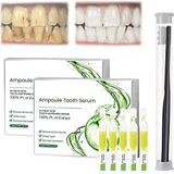 Tlopa Ampoule Toothpaste, Ampoule Tooth Serum, Teeth Whitening Essence, Teeth Whitening Gel, Removal of Tartar and Plaque and Various Oral Problems (2Box 20Pcs)