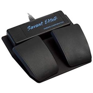 Kinesis Savant Elite2 programmeerbare USB-voetschakelaar met 1, 2 of 3 pedalen (dubbel pedaal)