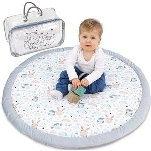 Babykruipkleed Model 1 ⌀120 cm - speelkleed voor kinderen, rond speelkleed, kinderkruipkleed Uilen