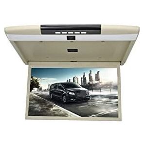 Draagbare dvd-speler voor videospelers op hoofdsteunen in auto's 17.3 Inch Auto Monitor HD Lcd-scherm Auto Plafond Dak Mount Display Multimedia TV Auto Video Player HDMI IR FM Link met HD-roterend sch