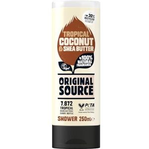 Originele bron vochtinbrengende kokosnoot & sheaboter douchegel 250 ml