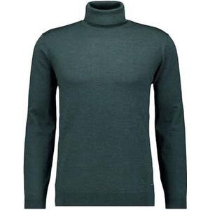 Ragman RAGMAN Merino-trui voor heren, rolkraag, XL, donkergroen-035, donkergroen