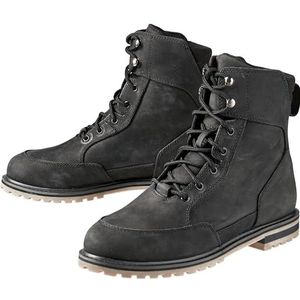 Spirit Motors Franky Stone korte motorlaarzen met vetersluiting, leer, antislipzool